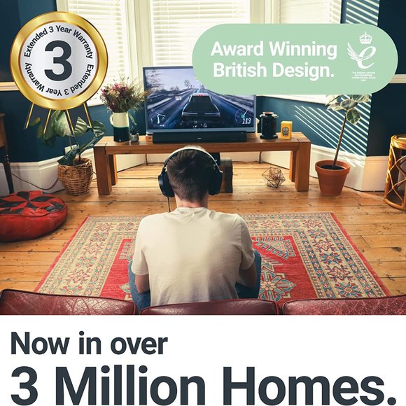 Majority Teton Sound Bar for TV | 120W Powerful Stereo 2.1 Channel Sound - Picture 6 of 7